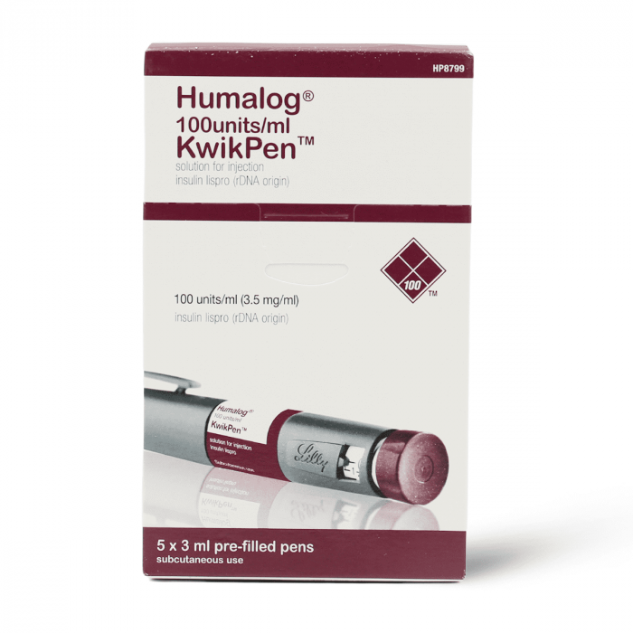 Humalog Kwik-Pen 100 Iu Ml | 3Ml