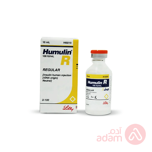 Humulin R Vial 100 Iu Ml | 10Ml