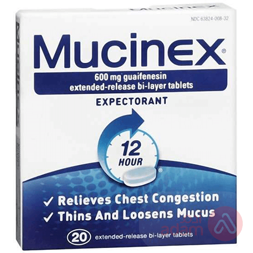 Mucinex 600Mg Mucolytic | 20Tab