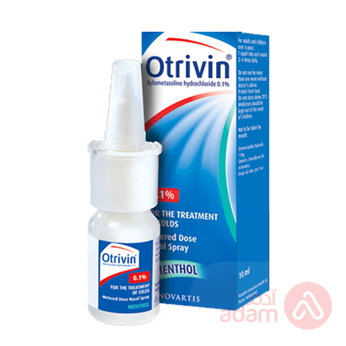 Otrivin 0.1% Nasal Drops | 10Ml