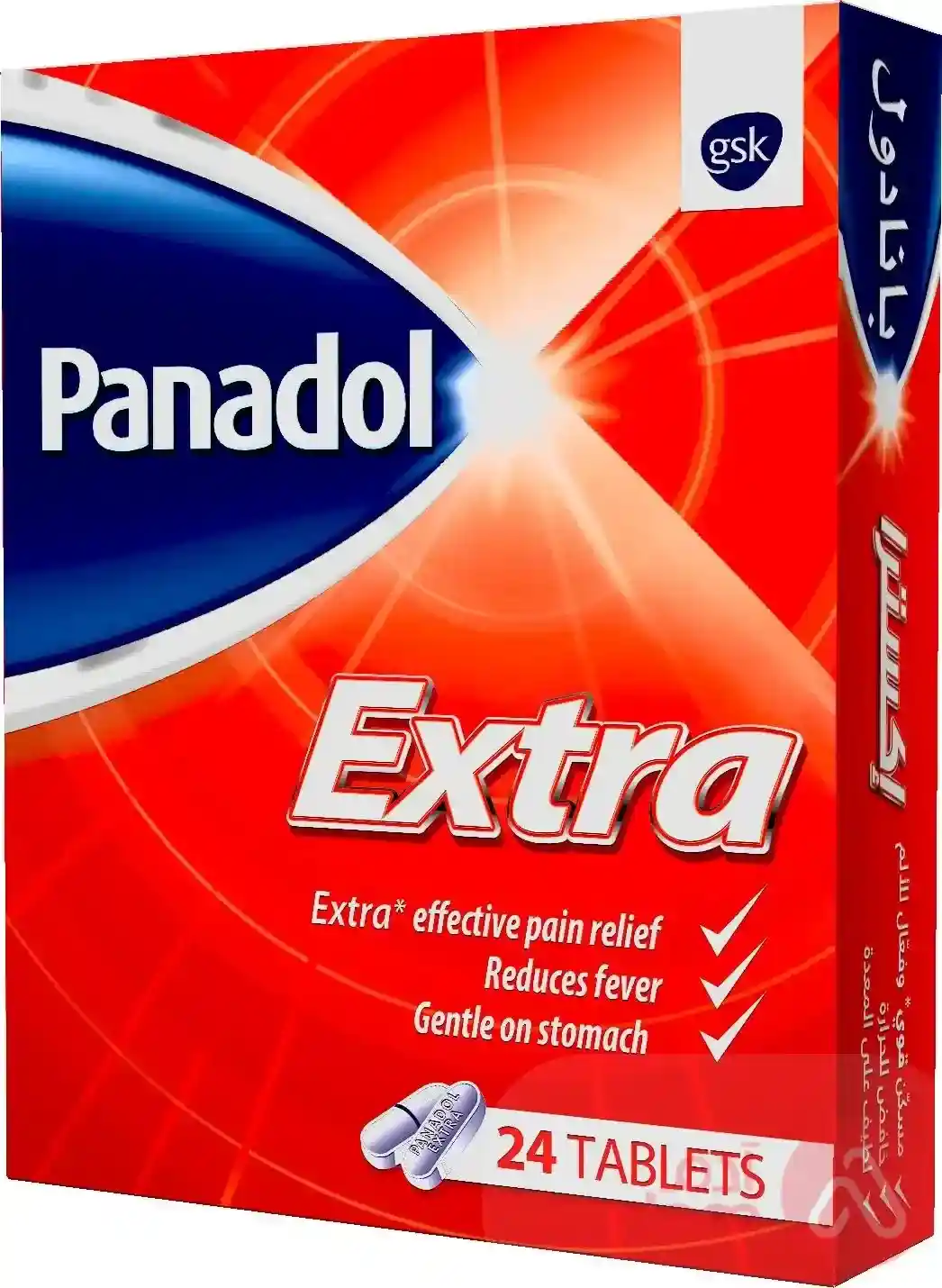 Panadol Extra For Headaches, Pain & Fever | 24Tab