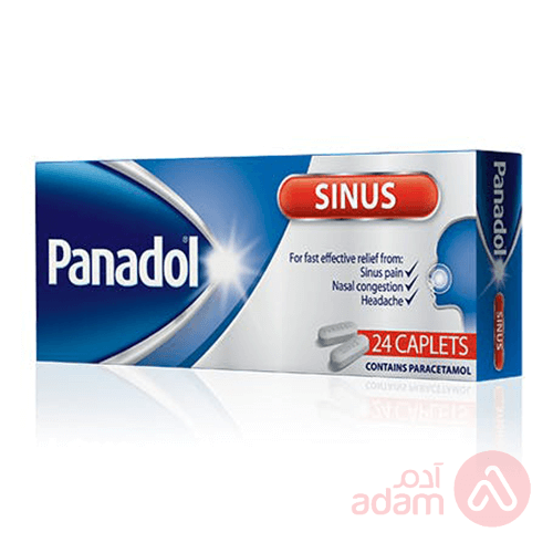 Panadol Sinus Helps Alleviate Sinuses Inflammation & Pain & Cold | 24Capsule