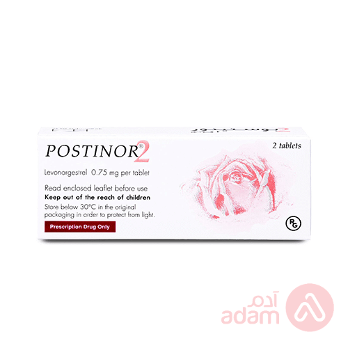 Postinor 0.75 Mg The Morning After Pill | 2 Tabs