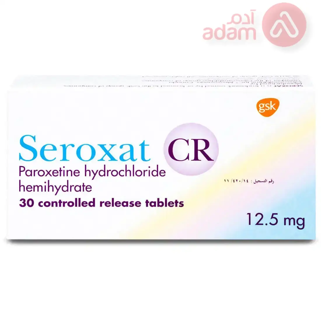 Seroxat Cr 12.5Mg | 30Tab