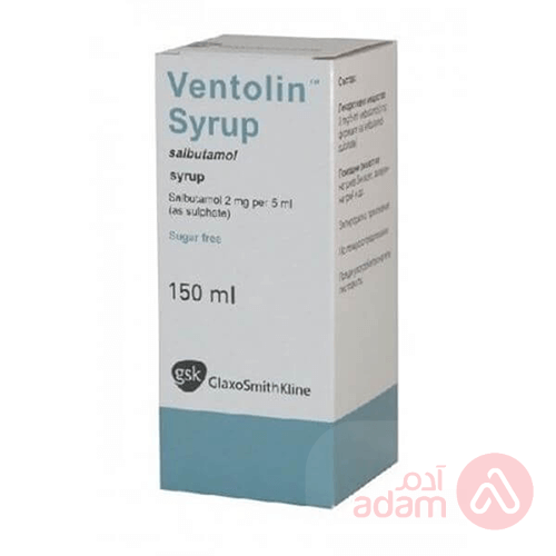 Ventolin 0.4Mg Ml Syrup | 150Ml