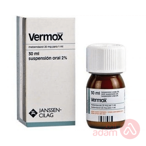 Vermox 2% Suspension | 30Ml