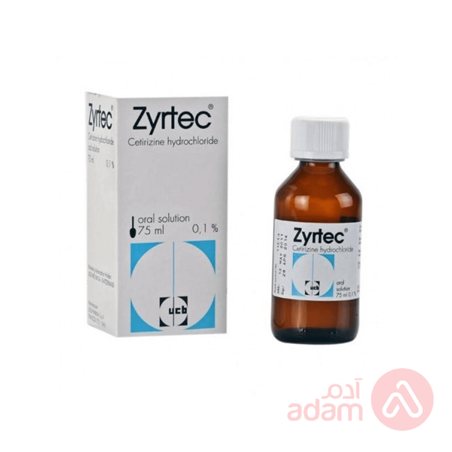 Zyrtec 0.1% Syrup | 75Ml