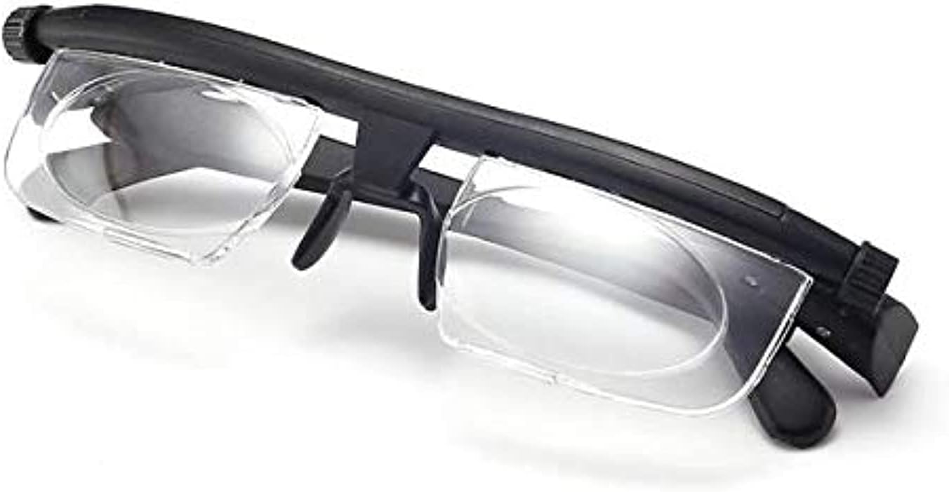 ADLENS ADJUSTABLES VARIOUS FOCUS EYEGLASSES BLACK FRAME