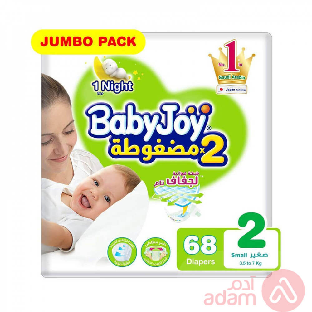 Baby Joy Jumbo Smal No 2 | 68 Diapers