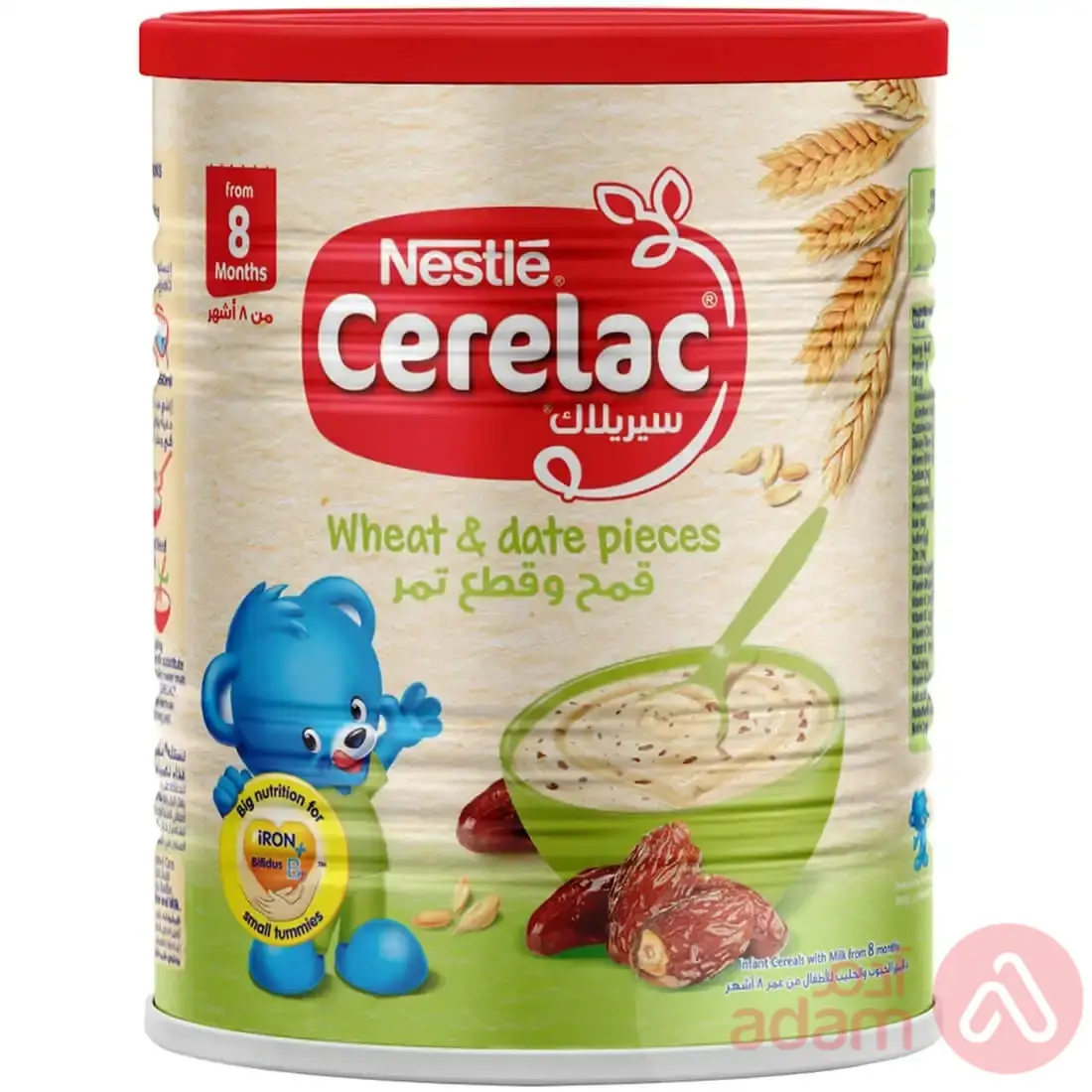 Cerelac Infant Cereals With Iron + Wheat & Date Pieces From 8 Months | 1Kg