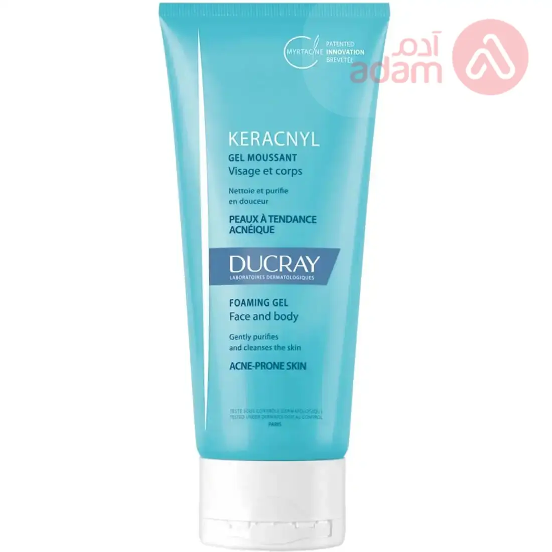 Ducray Keracnyl Cleansing Gel For Face And Body | 200Ml