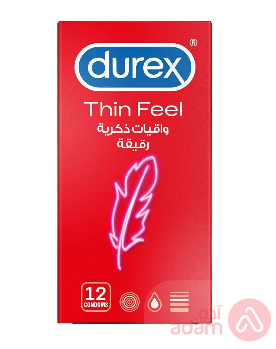 Durex Condom Feel Thin | 12Pcs