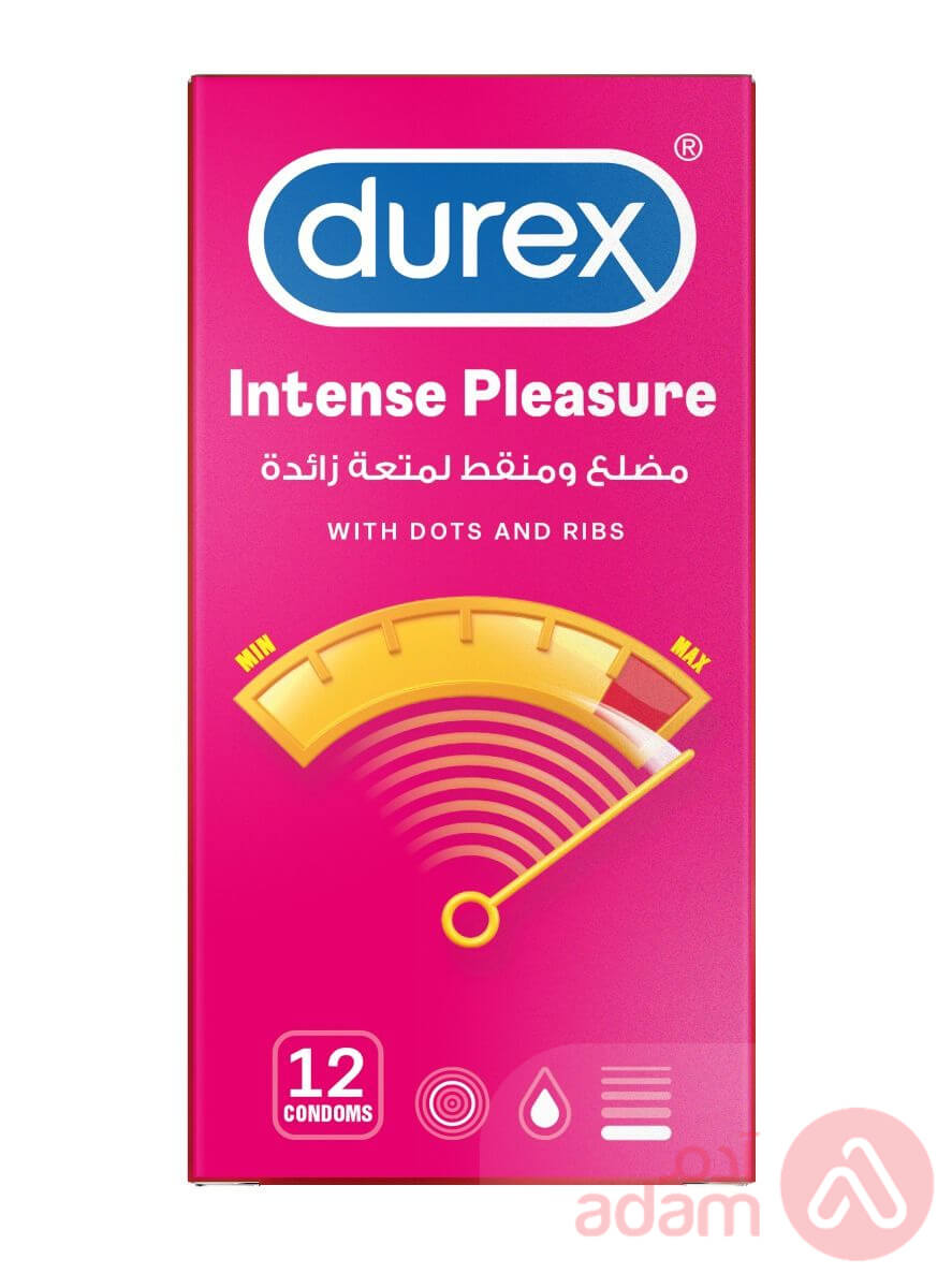 Durex Condom Intense Pleasure | 12Pcs