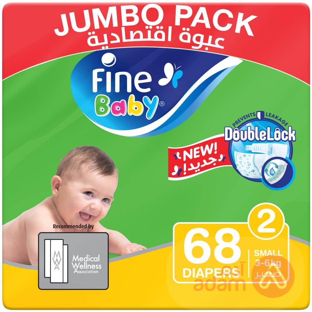 Fine Babygreen No 2 Jumbo Small | 68Pcs