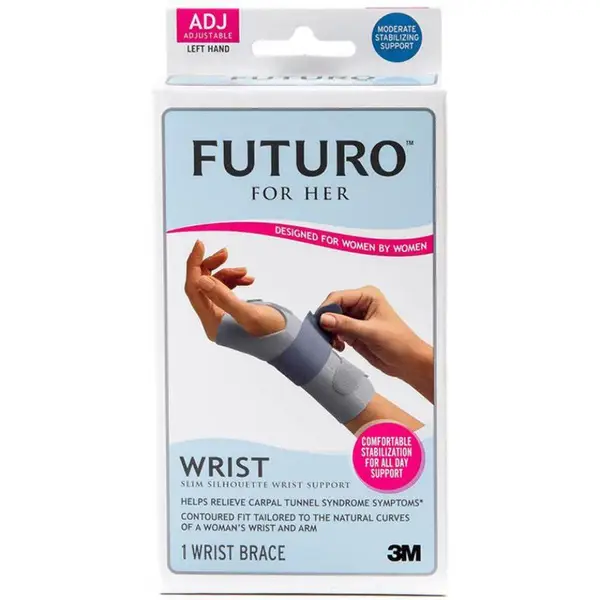 FUTURO SLIM SILHOUETTE WRIST SUPPORT LEFT ADJUSTABLE