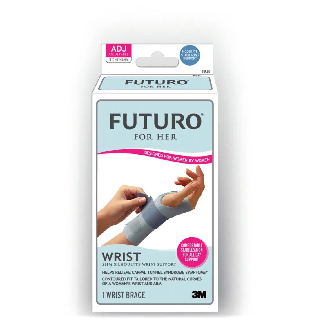 Futuro For Her Wrist Brace Right Adjustable (95346)