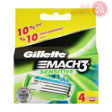 Gillette Mach3 Sensitive Blades 4 Pieces