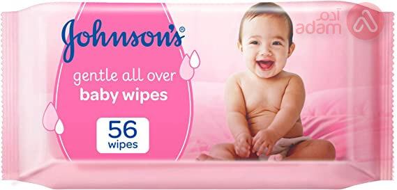 Johnson's Baby Wipes Gentle All Over 56 Wipes