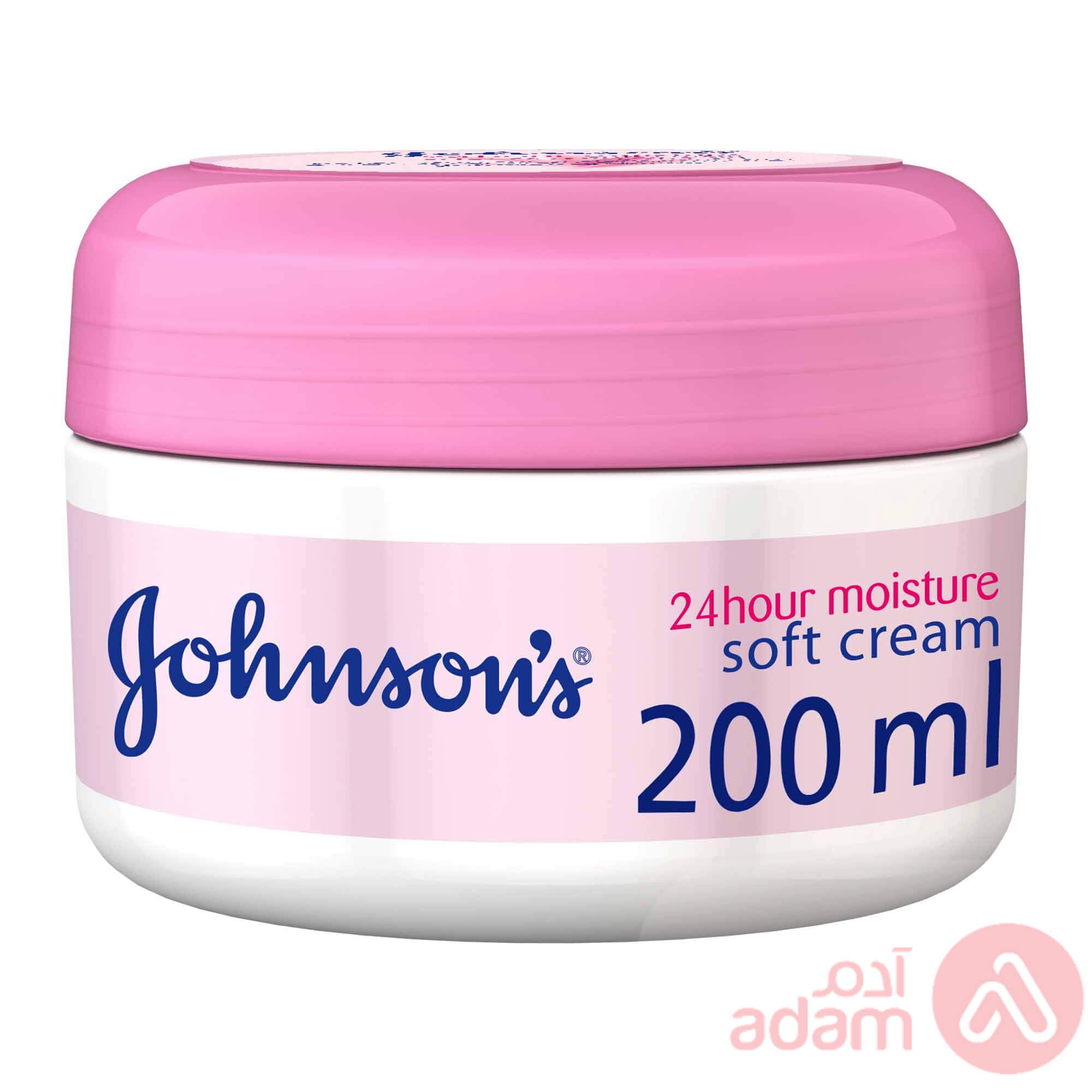 Johnson Soft Cream 24H Moisture | 200Ml(Pink)