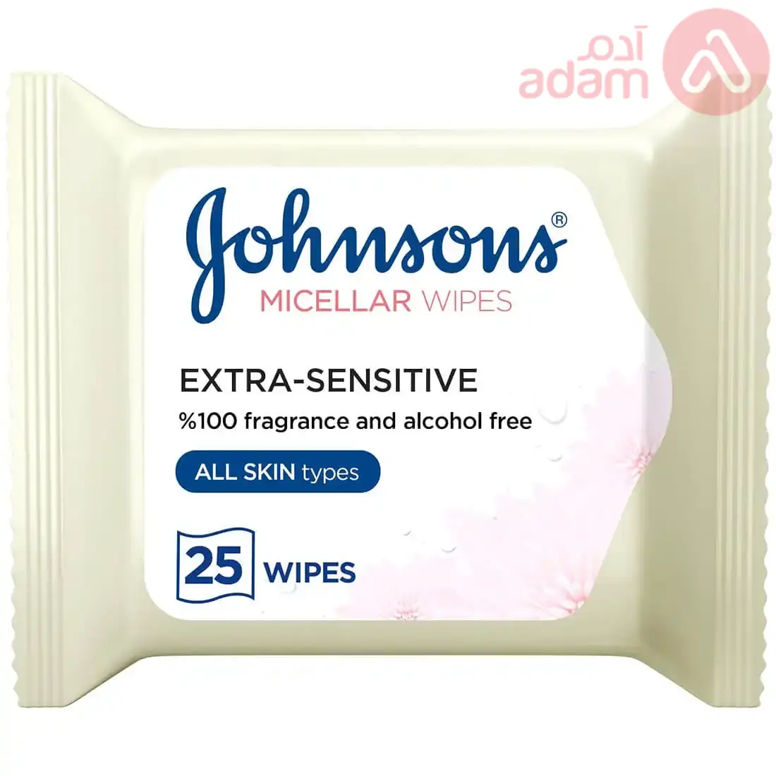 Johnson Face Wipes Daily Essentials Extra Sensitive All Type Skin | 25Wipes