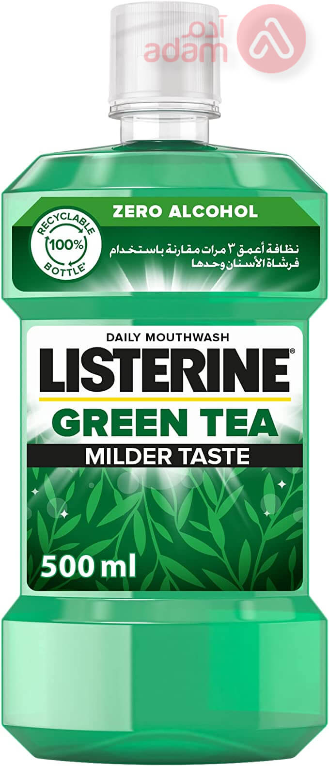 Listerine Green Tea Mouth Wash 500ML+250ML