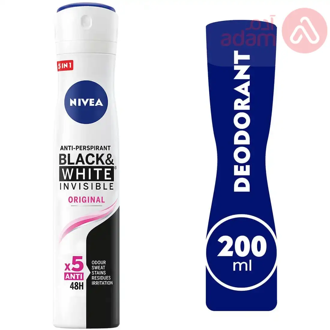 Nivea Deo Spray Invisible Black & White Original Women | 200Ml