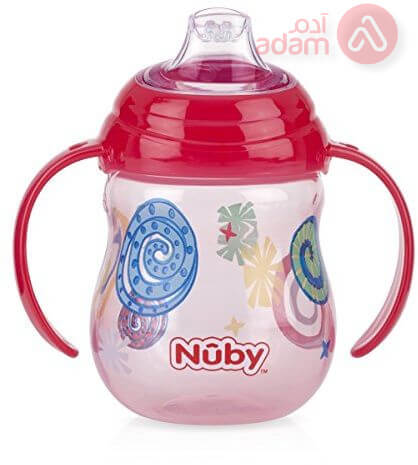 Nuby Clik-It Grip N` Sip Spout Cup W Handle 4M+ (10305)