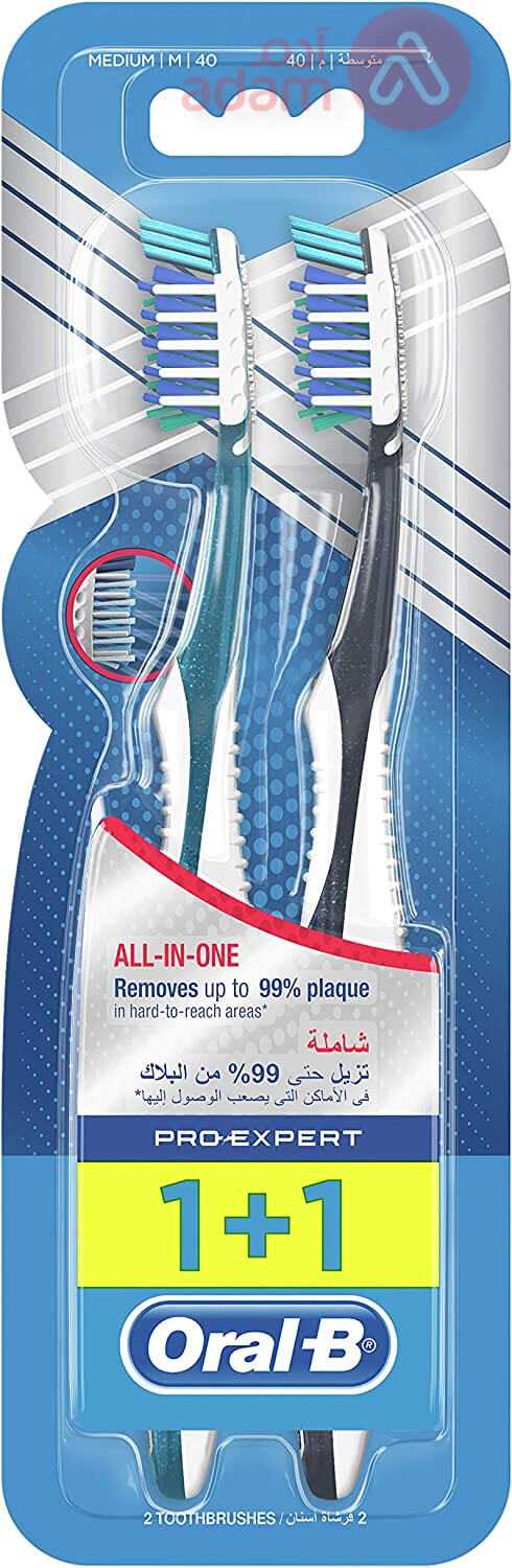 Oral-B Tb Pro Expert All In One | Medium 1+1Free