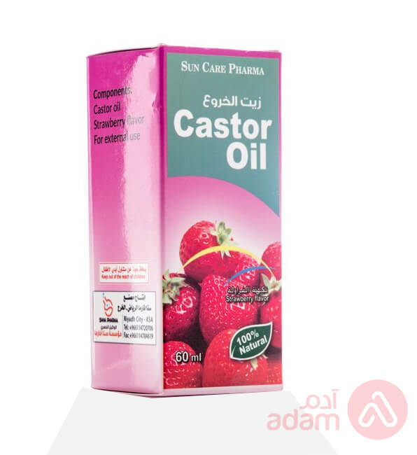 Castor Oil Strawberry 60Ml(Sun Care)(0804)