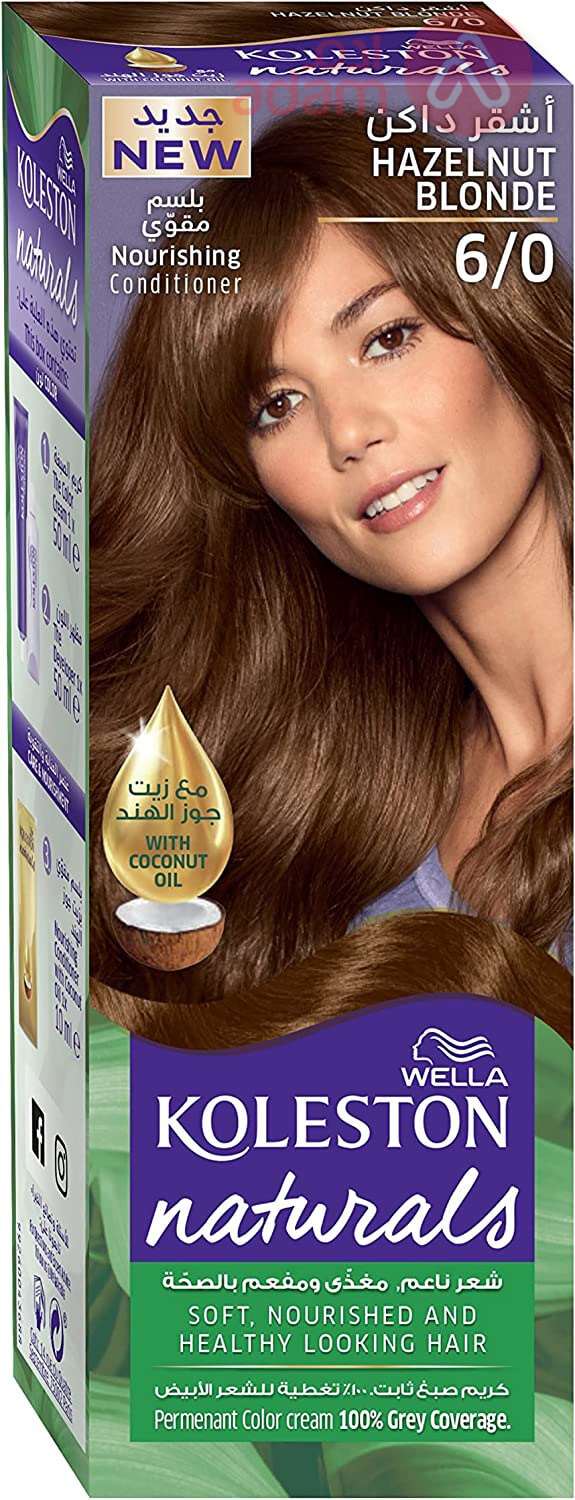 Wella Koleston Naturals Color Cream 6 0 Hazelnut Blonde