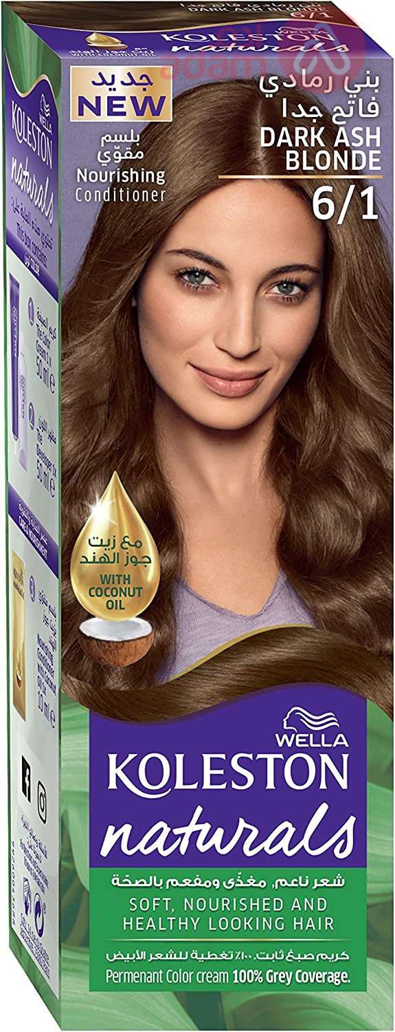 Wella Koleston Naturals Color Cream 6 1 Dark Ash Blonde