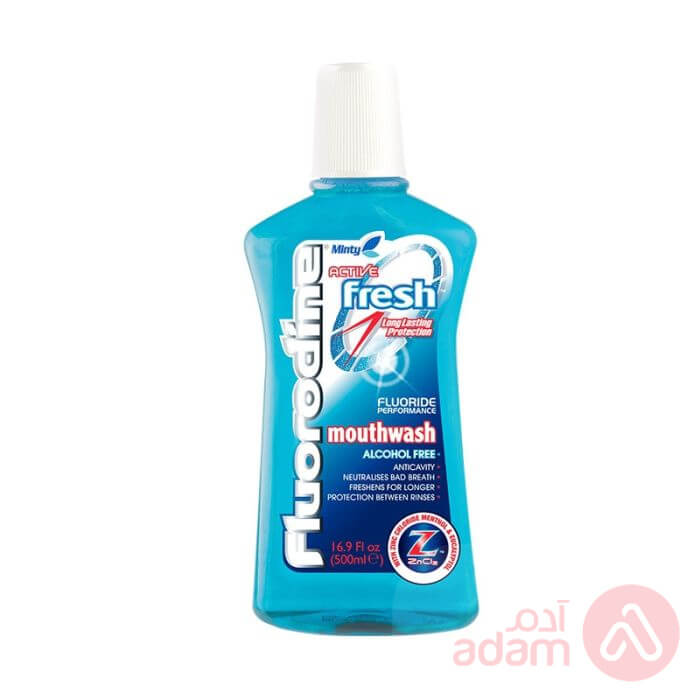 Mb. Fluorodine Minty Active Fresh Mouthwash 500Ml