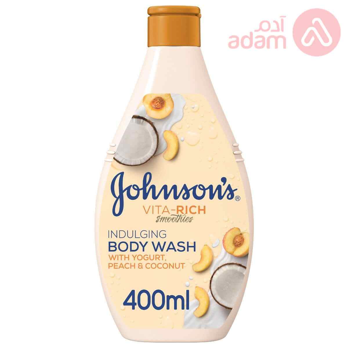 Johnson Body Wash Yoghurt Peach Coconut | 400Ml