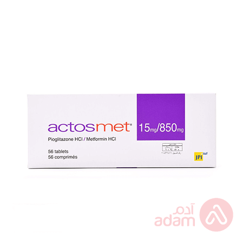 Actosmet 15 850Mg | 56Tab