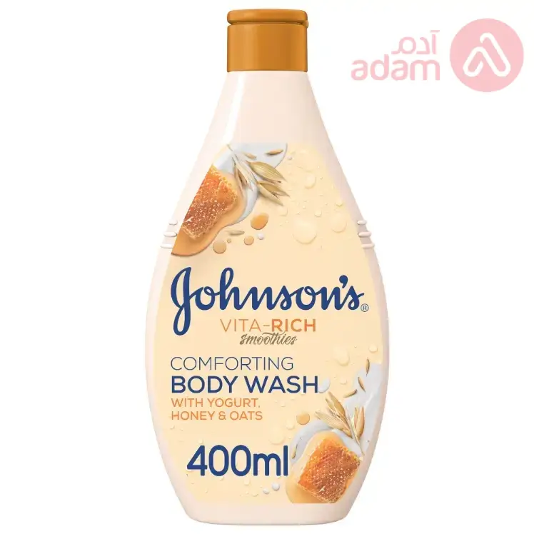 جونسون سائل استحمام مع خلاصة اللبن والعسل والشوفان | 400مل
