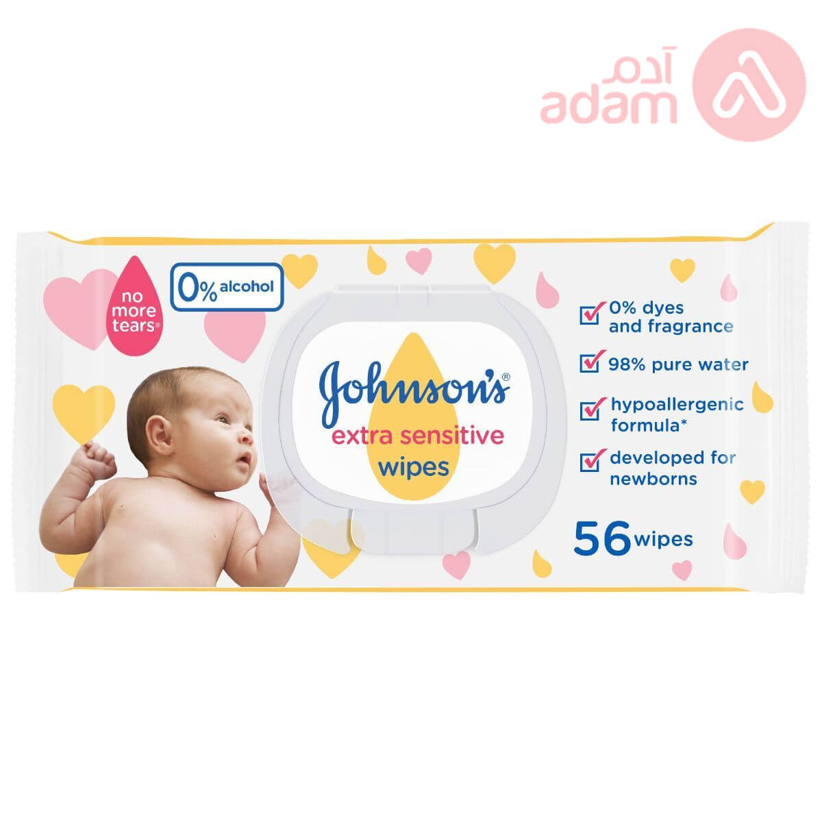 Johnson Baby Wipes Extra Sensitive | 56Wip