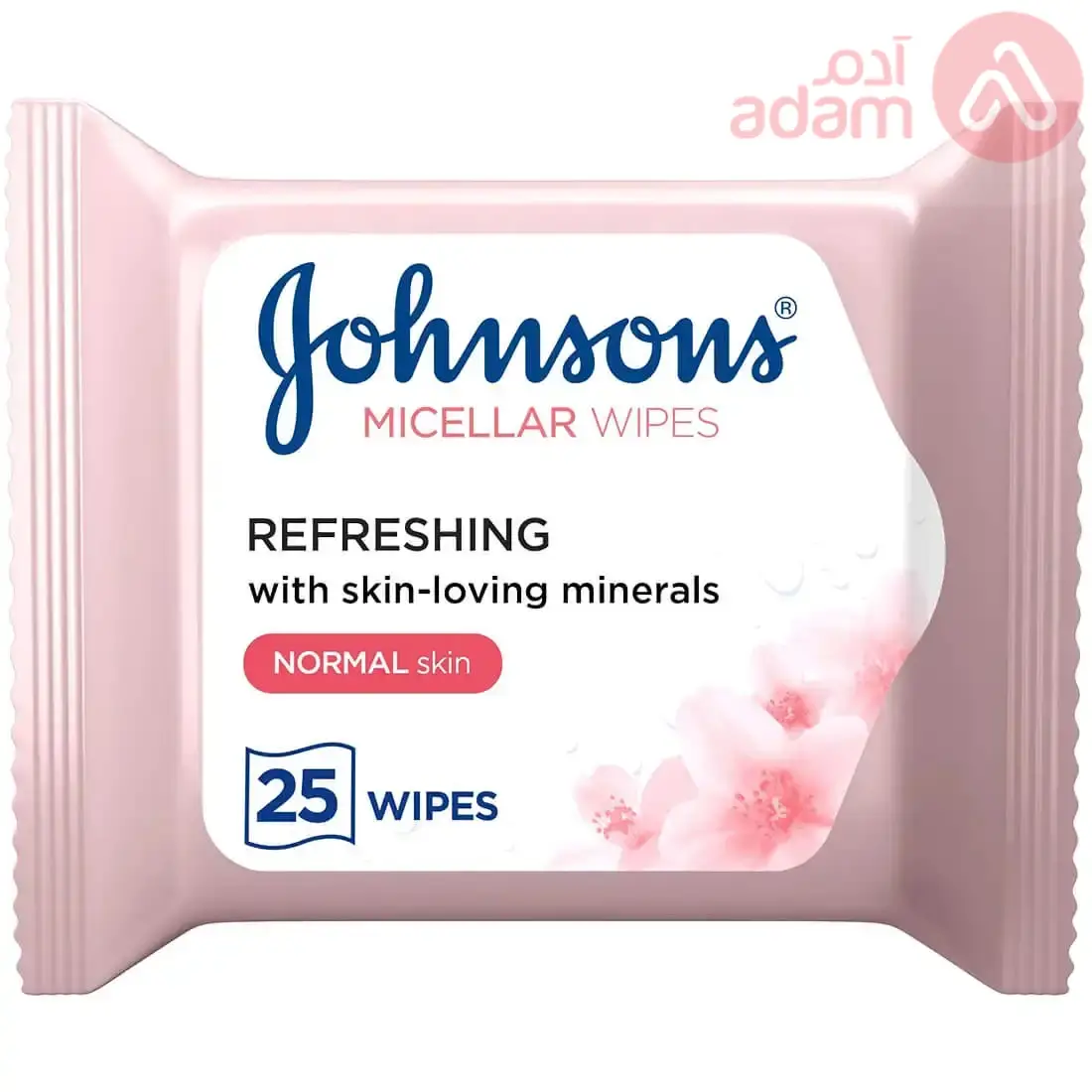 Johnson Face Wipes Fresh Hydrat Rose W | 25Pc