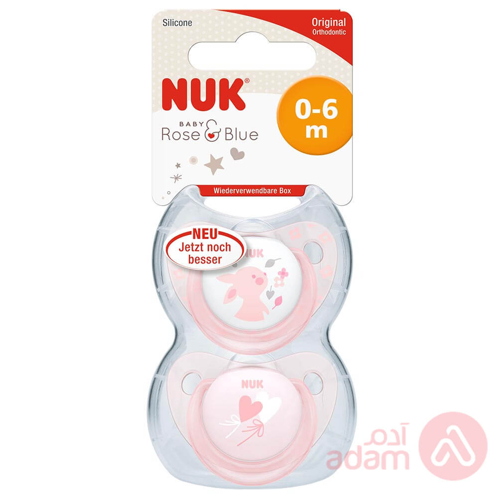 Nuk Pacifier Soft 0-6 M 2Pcs