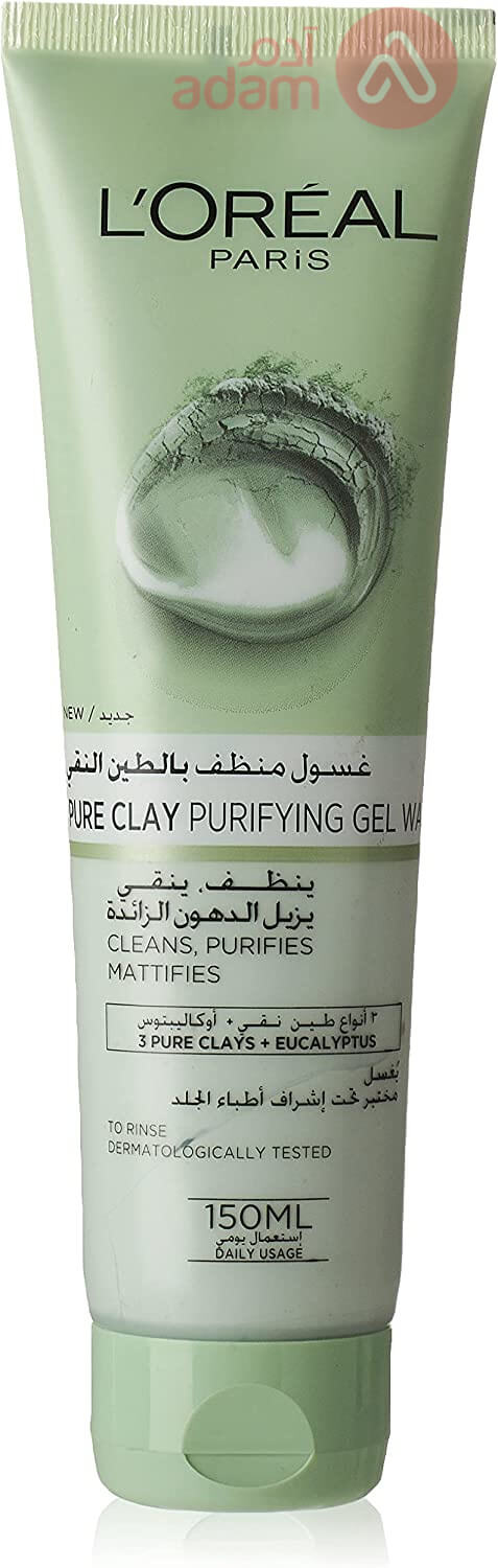 Loreal Pure Clay Purfy Gel Wash | 150Ml