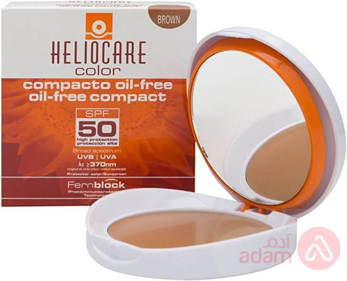 Heliocare Compact Oil Free Brown Spf50 10Gm