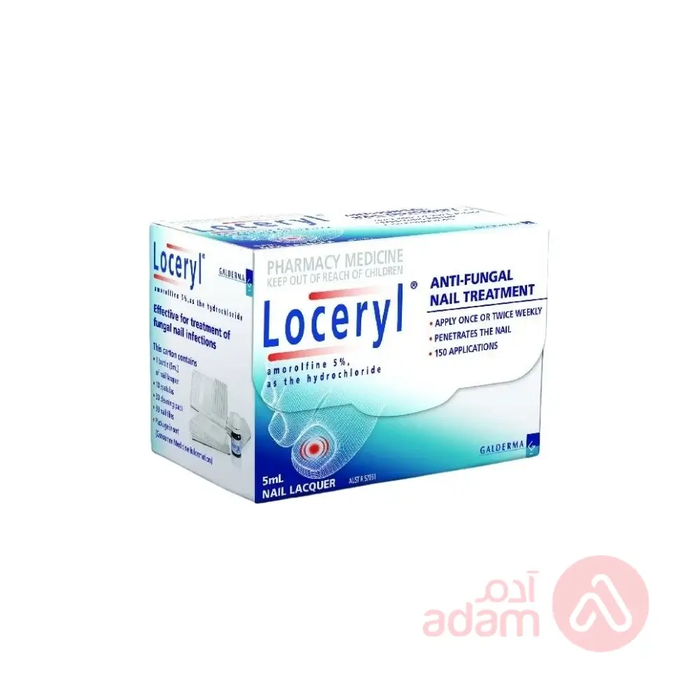 Antifungal Nail Lacquer with Amorolfine - Loceryl AU