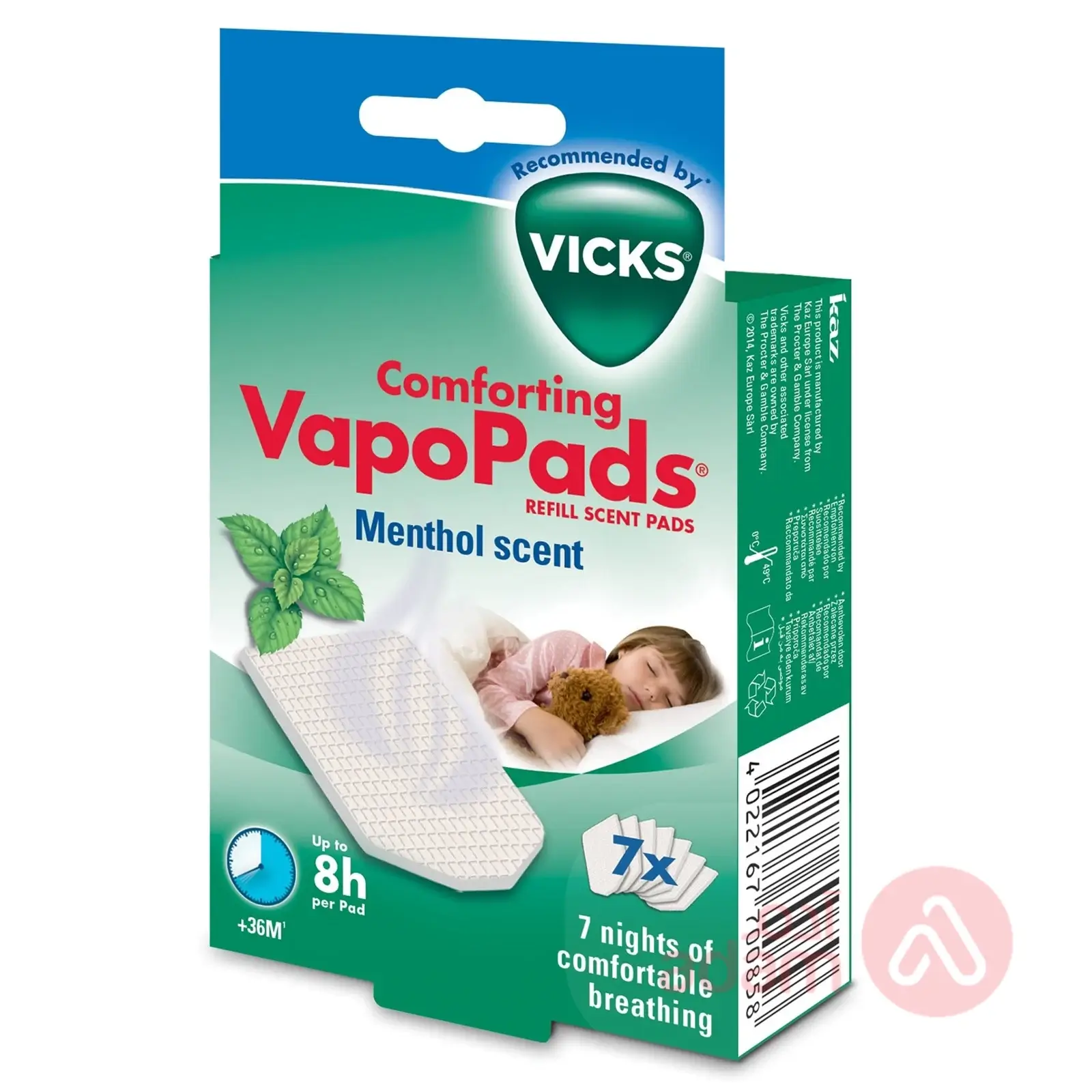 Vicks Comforting Vapopads Menthol Scent