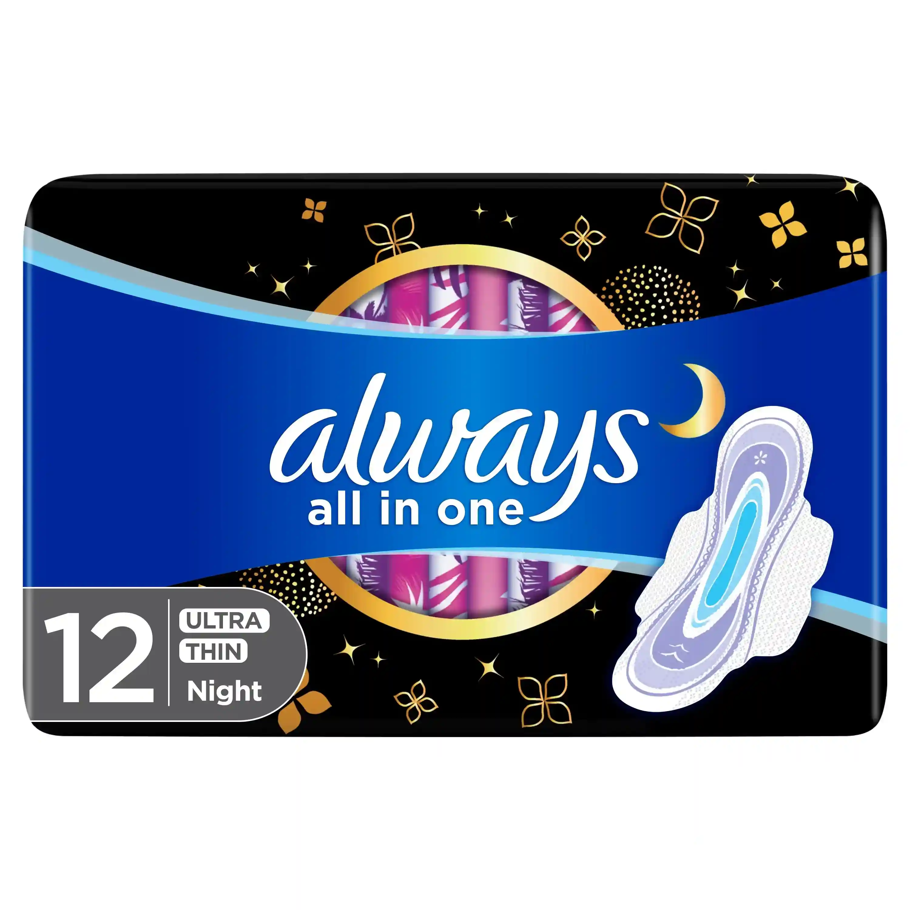 Always Diamond Ultra Thin Extra Long Value Pack | 12Pcs