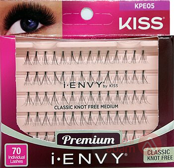 Kiss Eye Lashes Kpe05 Classic Knot Free Medium