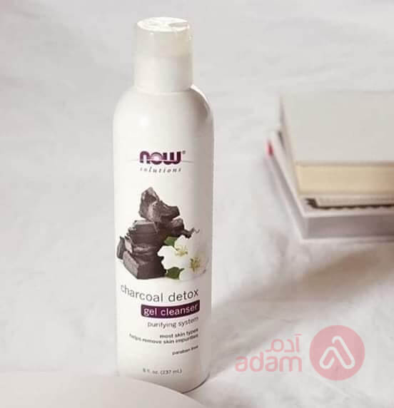 Now Charcoal Detox Gel Cleansing | 237ML