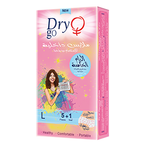 Dry Touch Go Lady Panties Large | 5Pcs