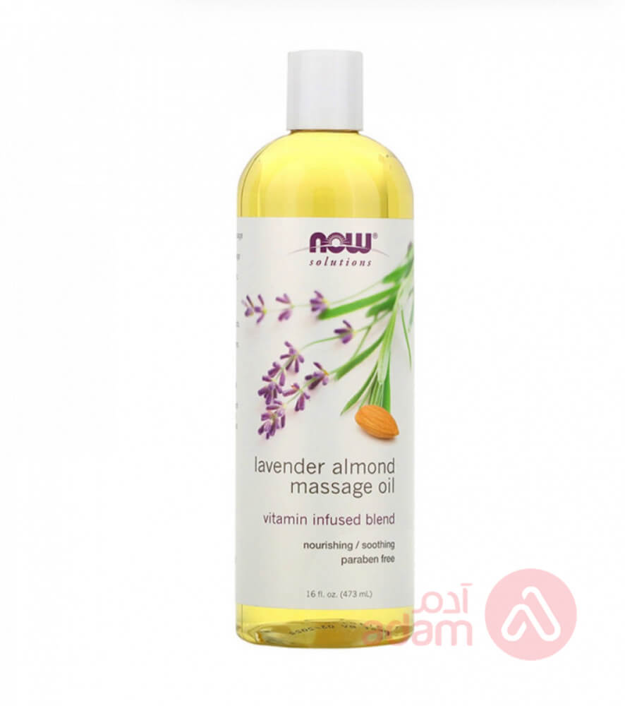 Now Massage Oil Lavendar Almond | 473 ML