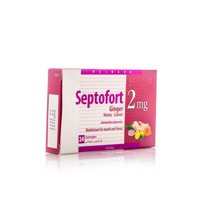 Septofort Ginger Honey Lemon 24 Lozengs | 2Mg