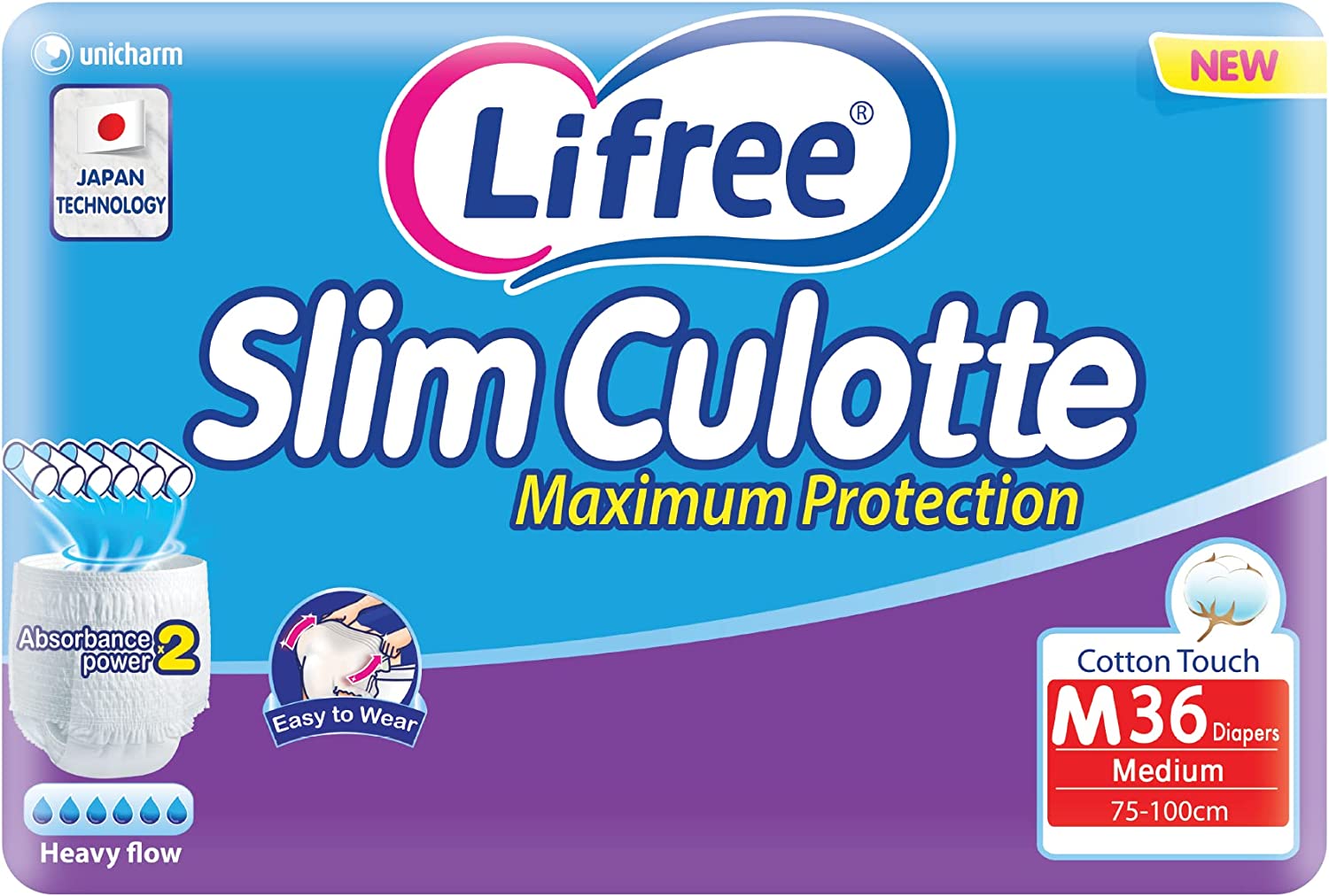 Lifree Adultra Culotte Heavy Flow M 36Pcs(5530)