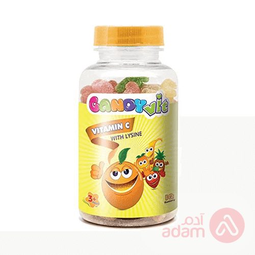 Candyvit Vitamin C With Lysine +3Years 60Gummy